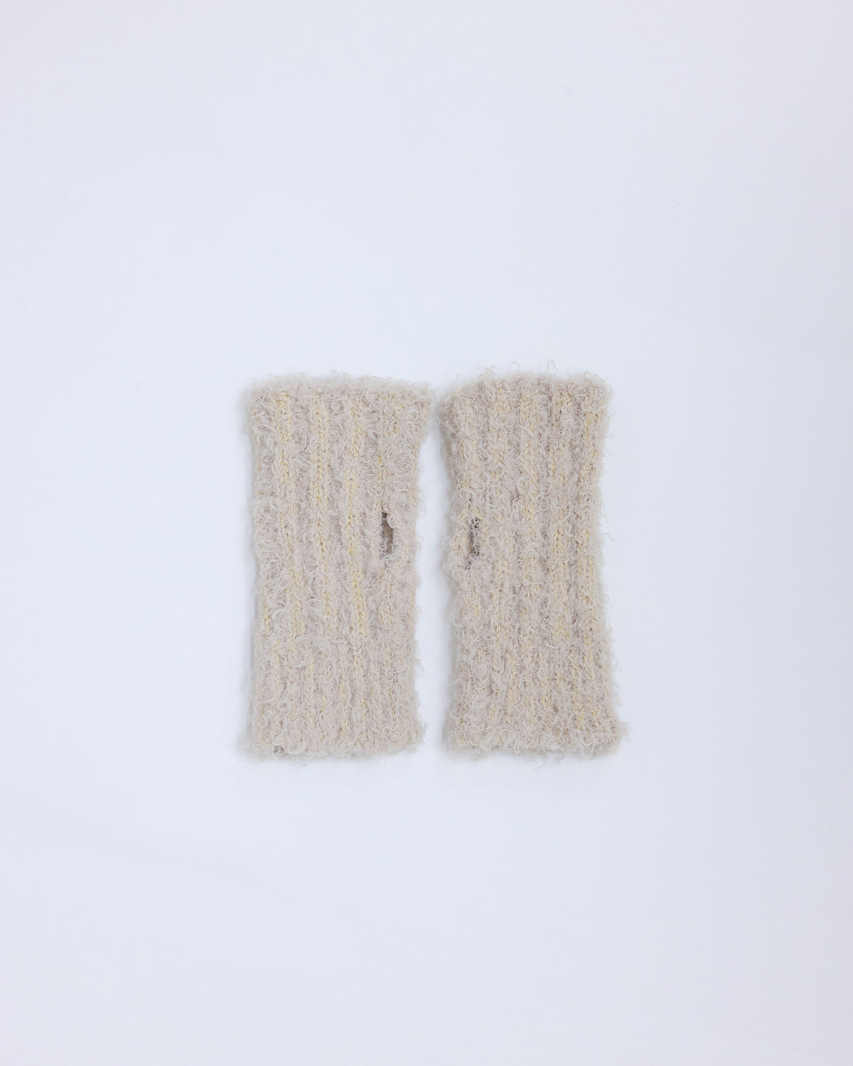 Bouclé Knit Gloves