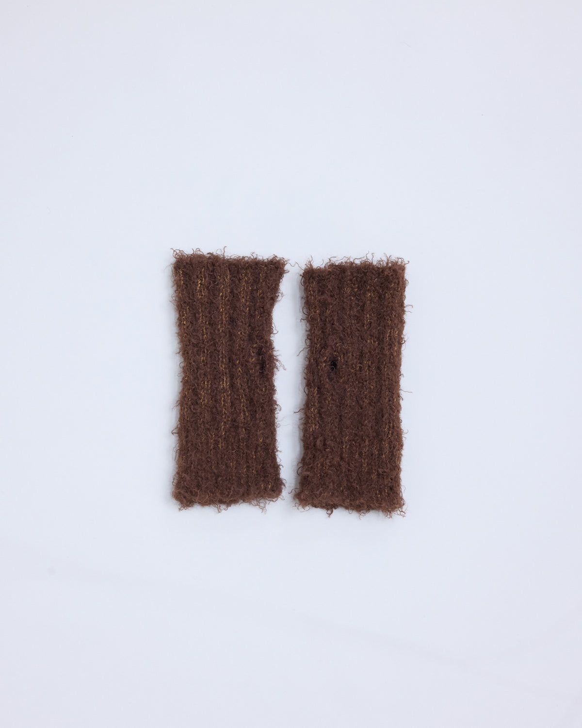 Bouclé Knit Gloves