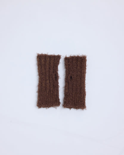 Bouclé Knit Gloves