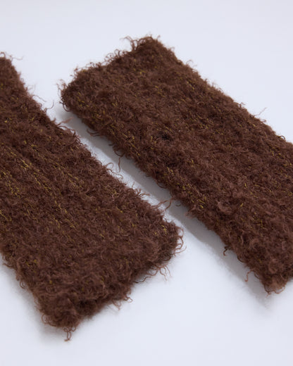 Bouclé Knit Gloves