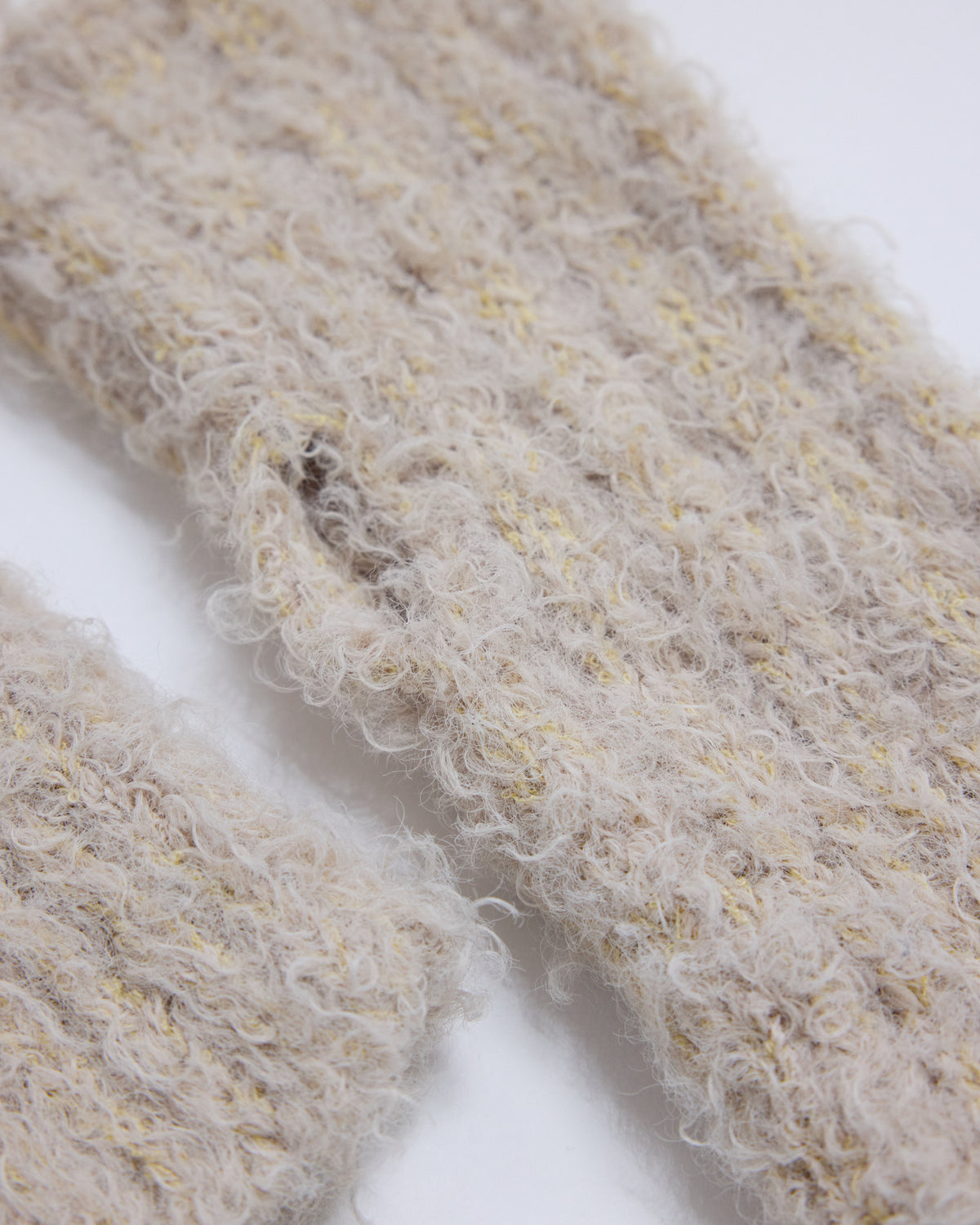 Bouclé Knit Gloves