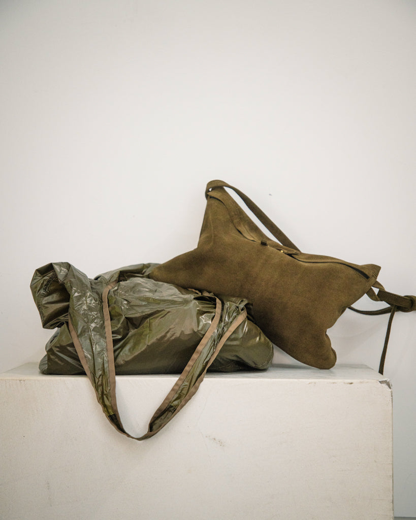 -Re:order- Unbuckle Suede Bag (suede/4colors)