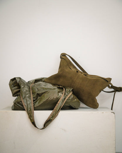-Re:order- Unbuckle Suede Bag (suede/4colors)