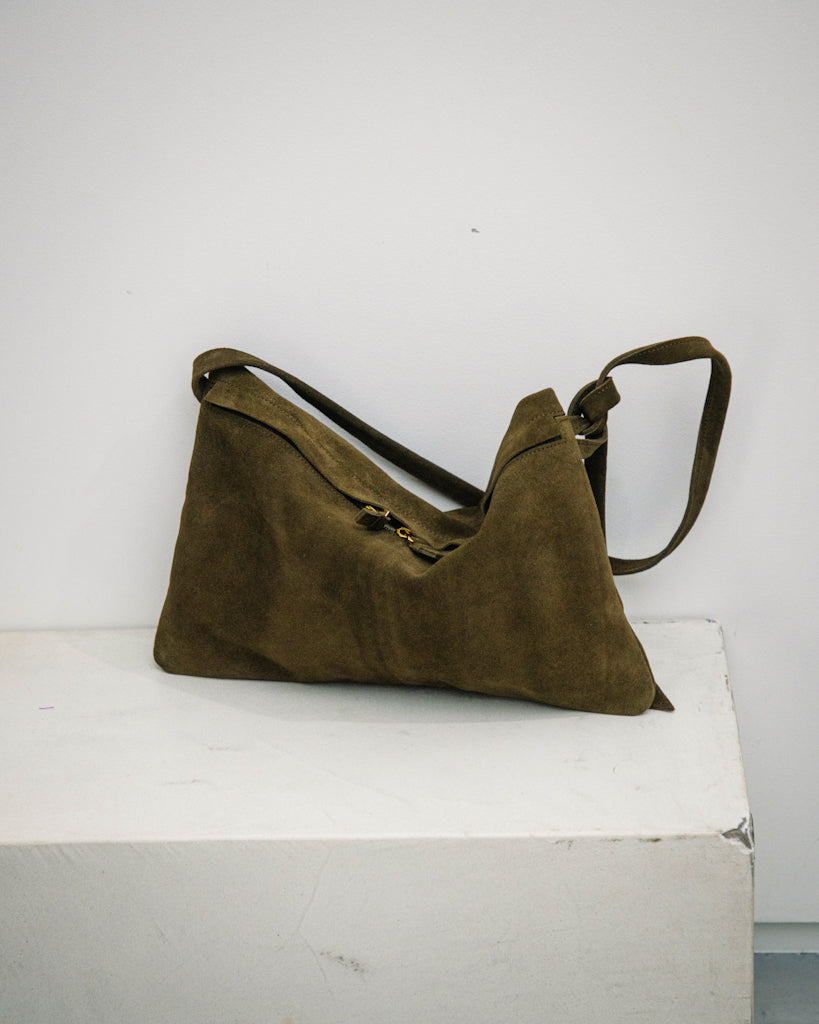 -Re:order- Unbuckle Suede Bag (suede/4colors)