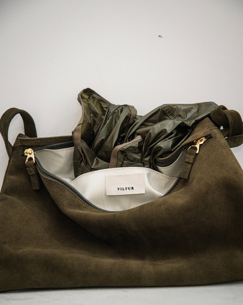 -Re:order- Unbuckle Suede Bag (suede/4colors)