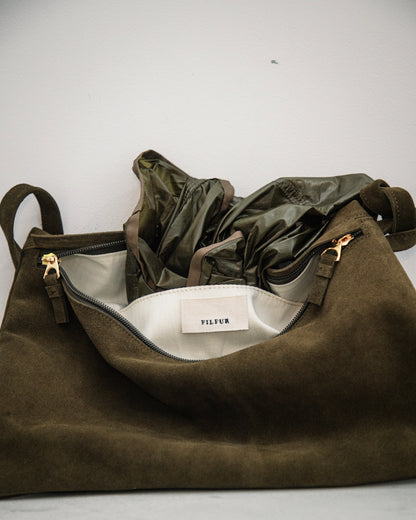 -Re:order- Unbuckle Suede Bag (suede/4colors)