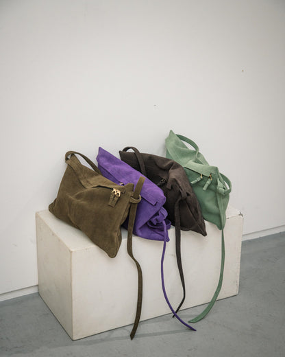 -Re:order- Unbuckle Suede Bag (suede/4colors)