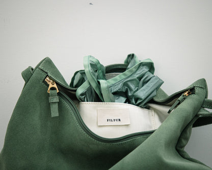 -Re:order- Unbuckle Suede Bag (suede/4colors)