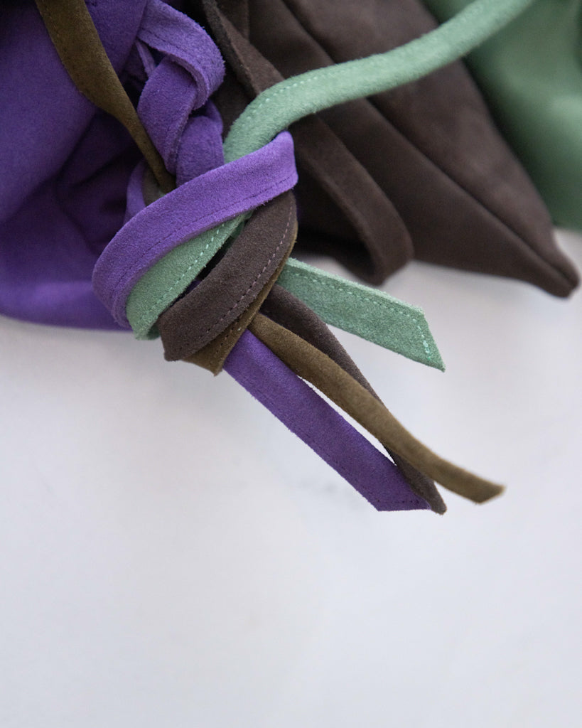 -Re:order- Unbuckle Suede Bag (suede/4colors)