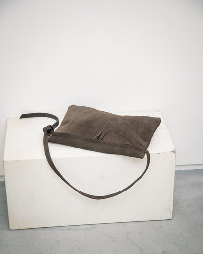 -Re:order- Unbuckle Suede Bag (suede/4colors)