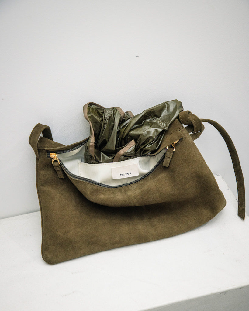 -Re:order- Unbuckle Suede Bag (suede/4colors)