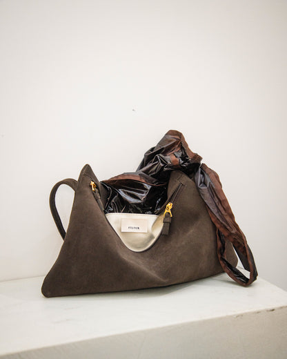 -Re:order- Unbuckle Suede Bag (suede/4colors)