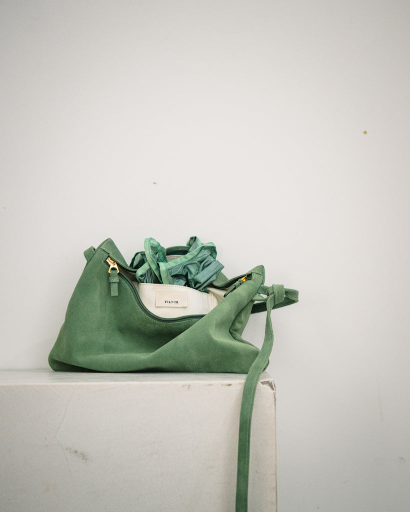 -Re:order- Unbuckle Suede Bag (suede/4colors)