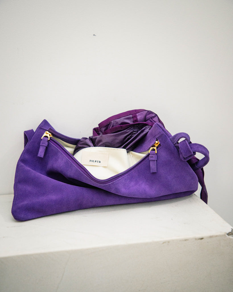 -Re:order- Unbuckle Suede Bag (suede/4colors)